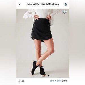 Athleta Fairway High Rise Golf Skort